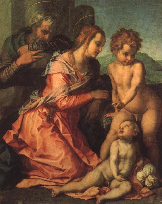 Holy Family fgf, Andrea del Sarto